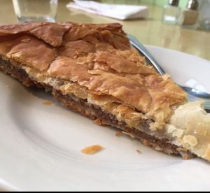 le galette des roi!! so good but I didn't find the statue hidden inside the cake somewhere hahaha at Against the Grain in Lyon