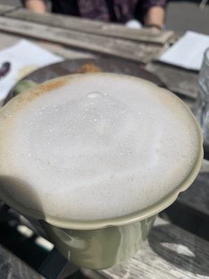 Latte  at Against the Grain in Lyon