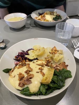 Pancake Benedict   at Against the Grain in Lyon