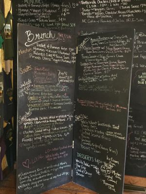 Menu! at Home Grown in Asheville