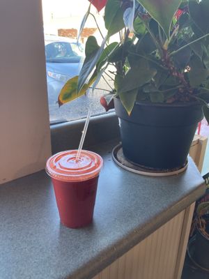 Beet ginger 🥤   at Soma in Bloomington