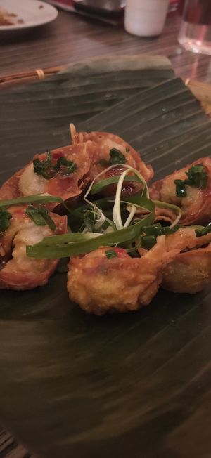 Fried vegan dumpling at Bay Hong in Darlinghurst