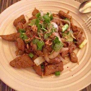 Lemongrass mock chicken. at Bay Hong in Darlinghurst