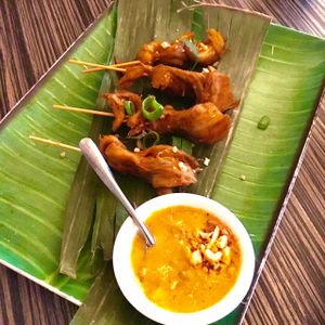 Satay sticks. at Bay Hong in Darlinghurst