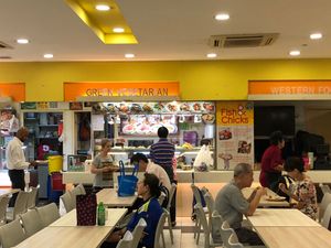 Stall front at Ba Xian Vegetarian in Central Singapore