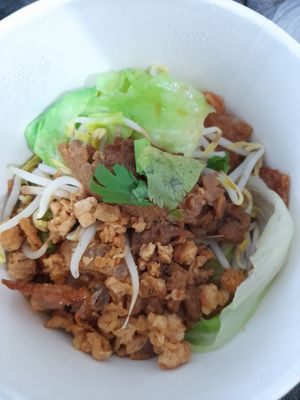 Omnimeat signature vegetarian noodle at Daily Green 吉祥素 - Aljunied in Central Singapore