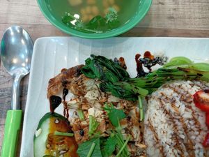 Vegetarian Chicken Rice - S$4.50 at Daily Green 吉祥素 - Aljunied in Central Singapore
