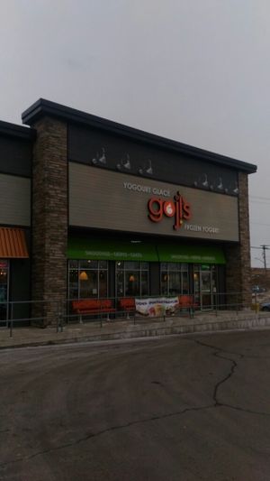 outside at Goji's in Moncton