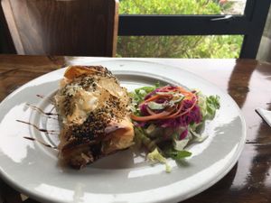 vegan filo at Bach on Breakwater in New Plymouth