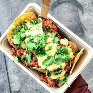 Our famous chilly cheesy nachos  at Woking Amazing in Northcote