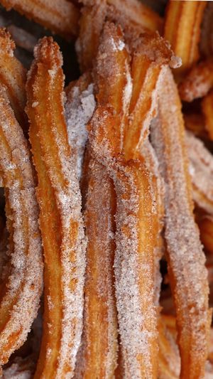 Cinnamon sugar dusted Mini Churros served with Salted Caramel Sauce at Woking Amazing in Northcote
