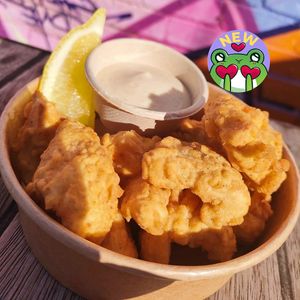 Tempura Crispy Squid & Wasabi Mayo at Woking Amazing in Northcote