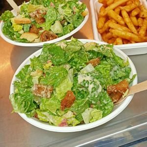 Caesar Chickn & Bacn Salad at Woking Amazing in Northcote