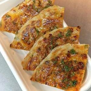 Szechuan Garlic Butter Pancakes at Woking Amazing in Northcote