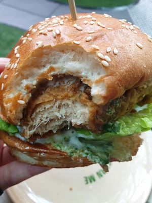 Kiev Burger at Woking Amazing in Northcote