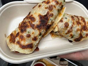 Egg breakfast wrap  at Woking Amazing in Northcote