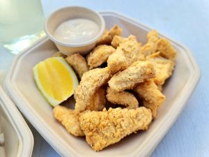 Tempura Squid at Woking Amazing in Northcote