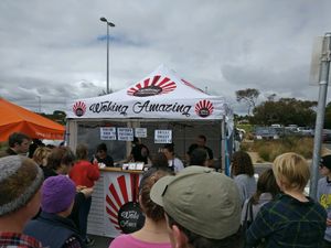 usually the longest queue is for Woking Amazing because it is!  at Woking Amazing in Northcote