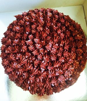 Chocolaty goodness! at OMV Bakery in Reservoir