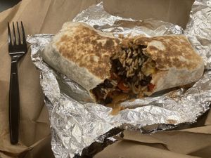 Very Veggie Burrito   at ORD - Burrito Beach & B Smooth - T3 in Chicago