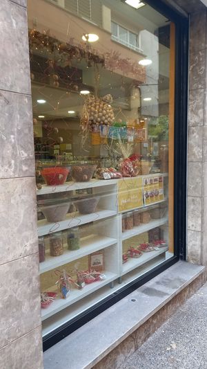 outside (shop window) at Granel - Rutlla in Girona