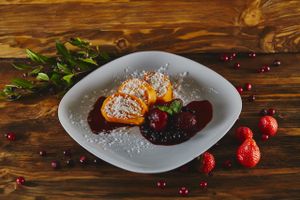 dessert at Veggie Cafe in St Petersburg