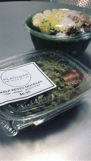 Pesto pasta and ninja bowl at Plantbar - Belvedere Ave in Baltimore