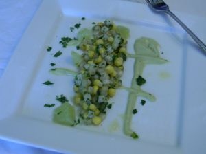 jicama salad! at Liquid Light Cafe in Jackson