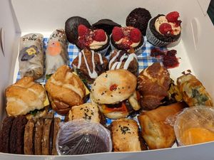 Vegan afternoon tea take away at Casa Angelina in Edinburgh