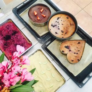 Homemade cakes, vegan, glutenfree at OWL Organic Market in San Pedro De Alcantara