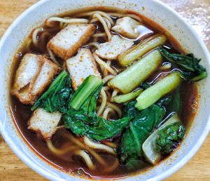 prawn noodles very flavourful at Fo Guang Sri Muda in Shah Alam