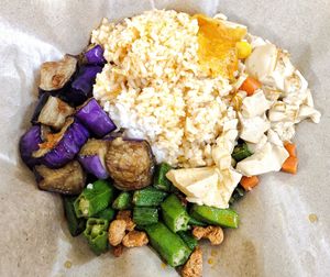 Mixed veggies rice RM4 only at Fo Guang Sri Muda in Shah Alam