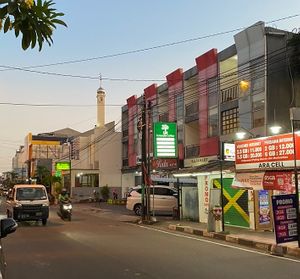 View from across the street.   Easy to find    at LN Fortunate Coffee - Jogja in Yogyakarta