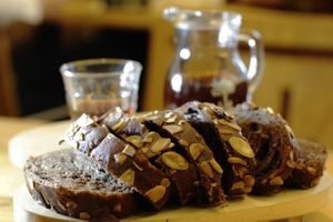 Vegan bread without butter, eggs, milk, and emulsifier. Very natural at LN Fortunate Coffee - Jogja in Yogyakarta