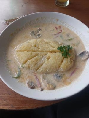 Yep, grated "mashed" potatoes in simple syrup at LN Fortunate Coffee - Jogja in Yogyakarta