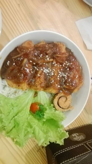 katsu rice at LN Fortunate Coffee - Jogja in Yogyakarta