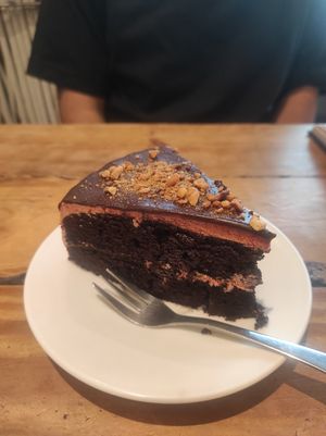 Chocolate cake at LN Fortunate Coffee - Jogja in Yogyakarta