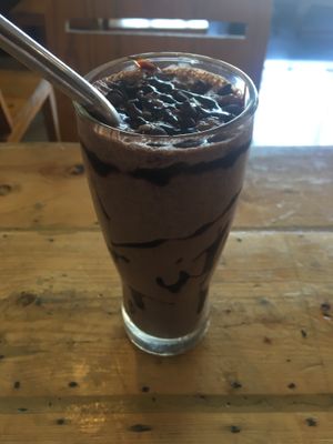 Iced chocolate at LN Fortunate Coffee - Jogja in Yogyakarta