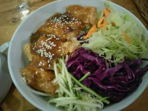 Green rice at LN Fortunate Coffee - Jogja in Yogyakarta