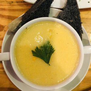 Corn soup  at LN Fortunate Coffee - Jogja in Yogyakarta