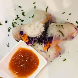 Summer rolls at LN Fortunate Coffee - Jogja in Yogyakarta