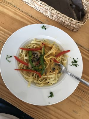Fettuccine with cashew ‘cheese’ sauce at LN Fortunate Coffee - Jogja in Yogyakarta