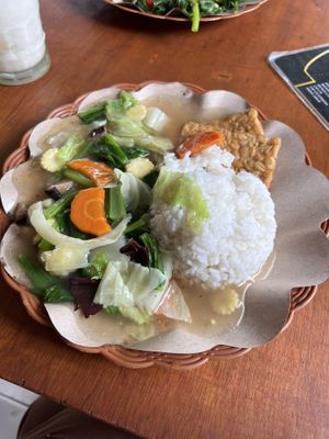 Cap cay dish  at Lusidus in Yogyakarta