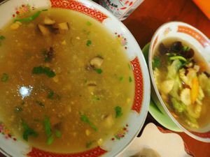 Soups  at Lusidus in Yogyakarta