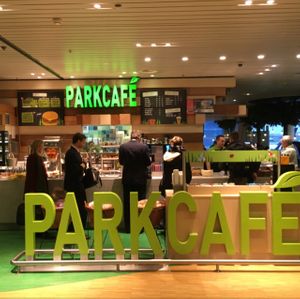 the café  at Parkcafe - Schiphol Airport in Amsterdam