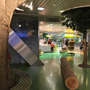 nature like setting ! at Parkcafe - Schiphol Airport in Amsterdam