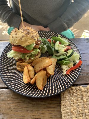 BLT Burger at Diggers Vegie Kitchen in Anglesea