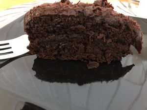 WFPB Sweet Potato Cake at Diggers Vegie Kitchen in Anglesea