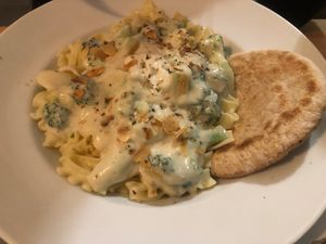 Carbonara at Diggers Vegie Kitchen in Anglesea