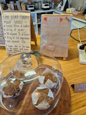 Muffins at Diggers Vegie Kitchen in Anglesea